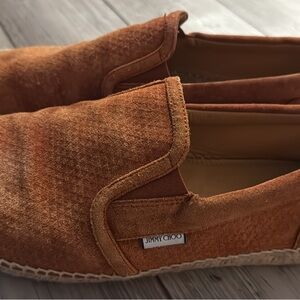 Jimmy Choo Men's Tan Suede Loafers